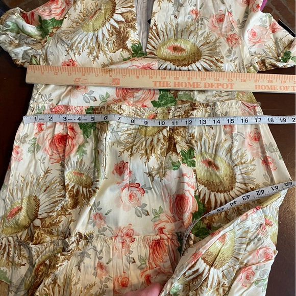 Tuckernuck Sun Faded Floral Crawford Mini Dress Size Small NWT NEW cotton vacay - Picture 7 of 10